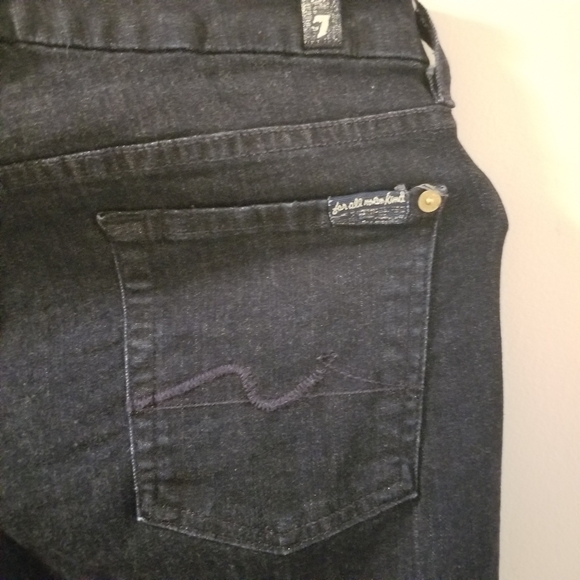 Seven for all Mankind Denim Slim Illusion Kimmie Bootcut Jeans 28 - Picture 6 of 14